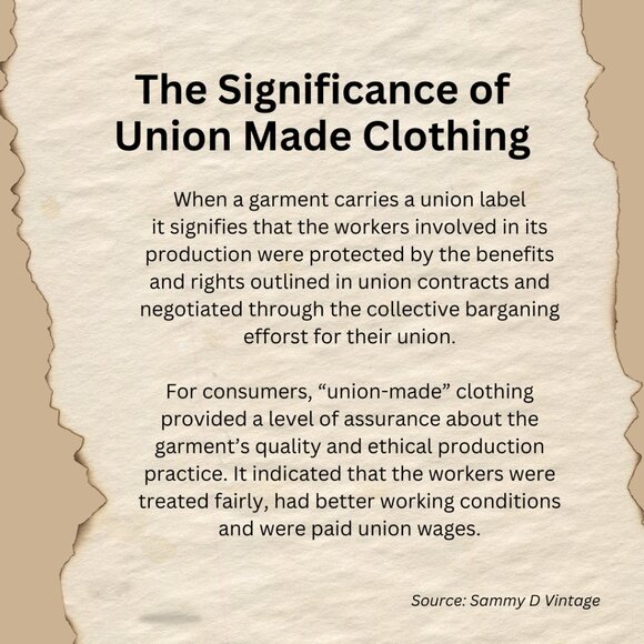 Rare VTG 70s KORET Union Label Tie Bow Secretary Blouse Red Navy Pinstripe Sz 14 - Picture 11 of 13